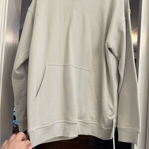 NWT women’s lululemon beige All Yours Terry Sweatshirt 12